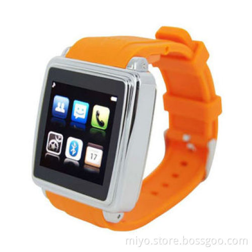 Touchscreen GSM Smartphone Watch, Flat Screen Design, Supports Multiple Languages